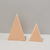 2 x Triangles Combo Kits Geometric Cube Solid Color Photography Photo Background Table Shooting Foam Props(Flesh Color)