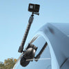 Car Phone Mount Extension Arm Double Jointed Swivel Adjustment Carbon Fiber Bracket Connecting Rod, Model: 170mm For 25.4mm Ball Head