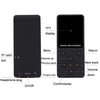 T68 Card Lossless Sound Quality Ultra-thin HD Video MP4 Player(White)