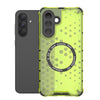 For Samsung Galaxy A36 5G Honeycomb Magnetic Ring Shockproof Phone Case(Green)