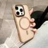For iPhone 12 Pro Heat Dissipation MagSafe Shockproof Phone Case(Desert Gold)