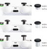For PS4 Joystick 8pcs /Set Gamepad Metal Buttons Mushroom Head Magnetic Base Cross Keys Accessory Set