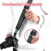 Quick Release Mirrorless Camera Crossbody Strap SLR Camera Decompression Halter Strap(Black+Black)