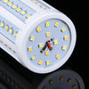 15W Section Dimmable Corn Light Bulb, E27 80 LED SMD 2835, AC 220V