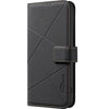 For Samsung Galaxy A23 / M23 / M13 4G Geometric Pattern RFID Leather Phone Case(Black)