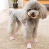 Silicone Dog Boots, Pink, M, Waterproof, 4PCS