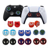 2 Sets ToyiLuya Rocker Protection Cap Left and Right Handle Silicone  Caps for PS4/PS5(Set 7)
