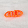 20pcs / Pack Girls Kids Rubber Bands Ponytail Holder Elastic Hair Bands(Deep Orange)