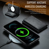 For iPhone 12 Pro Max DG.MING MAGKING-K2 Series MagSafe RFID Card Bag Detachable Phone Case(Black)