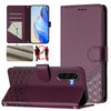 For Samsung Galaxy A56 5G Honeycomb Embossing RFID Leather Phone Case(Violet)
