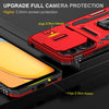 For Xiaomi Redmi Note 13 Pro 4G Armor PC + TPU Camera Shield Phone Case(Red)