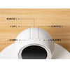 K22T 15W Multifunctional Rotatable Clock Night Light Wireless Fast Charger, Color: Wheat-color