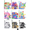 Tail Cloth Book Baby Enlightenment 3D Early Education Cloth Book(Farm)