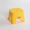 Household Bathroom Row Stools Plastic Stools Thickened Low Stools Square Stools Small Benches, Colour: Maple Yellow Children