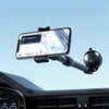 Telescopic Car Phone Mount Extension Arm Double Jointed Swivel Carbon Fiber Bracket Connecting Rod, Model: 235-335mm For 25.4mm Ball Head