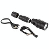 10W USB Charging XM-L2 T6 IPX6 Waterproof Strong LED Flashlight with 5-Modes & USB Cable & Rope