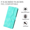 For Samsung Galaxy A26 5G Heart Pattern Skin Feel Leather Phone Case(Light Blue)
