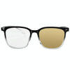 Watching Cell Phone Playing Games Anti-Blue Light Glasses Postoperative Flat Glasses, Color: Gradual Black Frame+Transparent To Tea Lens