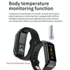 X4 1.14 inch HD Screen Bluetooth Earphone Smart Bracelet, Support Sleep Monitoring / Body Temperature Monitoring / Heart Rate Monitoring(Rose Gold)