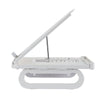 A23 Foldable Notebook Stand With 10-Speed Adjustment Computer Cooling Lifting Stand, Colour: Regular (White)