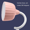LED Mini Desk Lamp Student Dormitory With Pen Holder Sharpen Pen Desk Lamp USB Night Light(103 Cherry Pink)