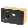 Green Number USB / Battery Wooden Clock with Voice Control (Alternately display time, month & date and temperature)(Green)