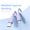 Baseus Pudding Series 2.4A USB to 8 Pin Fast Charging Data Cable, Length:2m(Purple)
