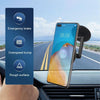 Automotive Magnetic Cell Phone Holder Car Dashboard Navigation Fixed Support Clip(White)