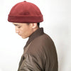 A36 Cartoon Coconut Tree Pattern Retro Hip Hop Without Eaves Sailor Hat Landlord Hat Skullcap, Size:One Size(Pink)