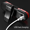 Bicycle USB Rechargeable Taillight LED Tail Lamp (White Light)