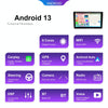 10.1 inch 6+128G Android Universal HD Large Screen Car Bluetooth Player Android GPS Navigation Integrated Machine(Standard+AHD Camera)