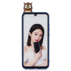 For Huawei P Smart 2019 Shockproof Cartoon TPU Protective Case(Blue Owl)