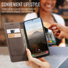 For Samsung Galaxy S25+ 5G CaseMe 013 Multifunctional Horizontal Flip Leather Phone Case(Coffee)