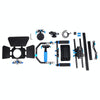 YELANGU D206 C-Type Handle Camera Shoulder Rigs Mount Kit with Matte Box & Follow Focus(Blue)