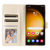 For Samsung Galaxy S25 Ultra 5G 3-Card Slots Multifunctional Leather Phone Case(Gold)
