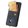 For Samsung Galaxy S25+ 5G Retro Card Wallet Fold Leather Phone Case with Strap(Black)