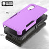 For Samsung Galaxy XCover7 2 in 1 PC + TPU Phone Case(Purple)