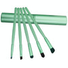 5 PCS Handle Eyes Makeup Brush Set with Aluminum Tube(Green)