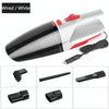 Car Wired Portable 120W Handheld Powerful Vacuum Cleaner with LED Light Cable Length: 5m(White)