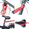 Bicycle Trailer Rope Parent-Child Tensile Traction Rope(Black + Triangle Bag)