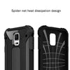 For Galaxy S5 / G900 Tough Armor TPU + PC Combination Case(Black)