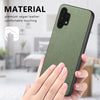 For Samsung Galaxy A32 4G Twill Fabric Leather Skin Back Phone Case(Green)