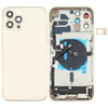iPhone 12 Pro Max Gold Back Cover Assembly with Side Keys & Wireless Charging