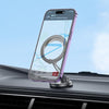 BOROFONE BH114 Star Metal Ring Magnetic Car Center Console Phone Holder(Metal Grey)
