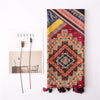 180 X 85cm  Women Cotton And Linen Scarf Retro Splicing Bohemian Printed Silk Shawl SL2003-012
