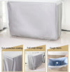 Outdoor Air Conditioning Cover Waterproof Dust Cover Rainproof Cover,Size: M  86 x 30 x 56cm