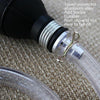 One-Way Valve Manual Oil Pump Oil Pipe Aquarium Water Changer(15mm Alloy)