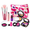 11pcs/set Girls Simulation Dressing Makeup Box Play House Non-toxic Cosmetics Set, Style: Graffiti Bag 1163