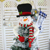 CX20208 Snowman Pattern Christmas Tree Pendant Decoration, Size: L
