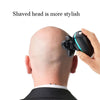 Electric Shaver Rechargeable Razor Intelligent Digital Display Bald Hair Clipper,Style: Blue + Full Set
